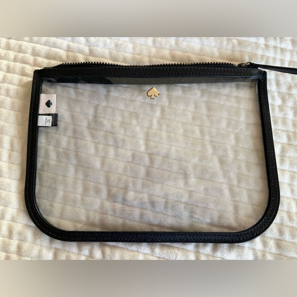 Kate Spade Black Travel Cosmetic/Toiletry Storage Bag Set - Picture 6 of 10